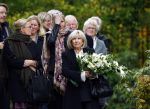 Leusden 8 november 2013
Crematie Leen Timp bij het crematorium in Leusden. Willeke Alberti