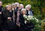 Leusden 8 november 2013
Crematie Leen Timp bij het crematorium in Leusden. Willeke Alberti