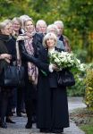 Leusden 8 november 2013
Crematie Leen Timp bij het crematorium in Leusden. Willeke Alberti