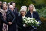 Leusden 8 november 2013
Crematie Leen Timp bij het crematorium in Leusden. Willeke Alberti