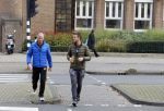 Amsterdam 5 november 2014
Dave en Dries Roelvink gaan rennen in het vondelpark voor hun soap die binnenkort op sbs6 uitgezonden wordt.