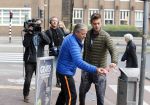 Amsterdam 5 november 2014
Dave en Dries Roelvink gaan rennen in het vondelpark voor hun soap die binnenkort op sbs6 uitgezonden wordt.