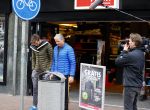 Amsterdam 5 november 2014
Dave en Dries Roelvink gaan rennen in het vondelpark voor hun soap die binnenkort op sbs6 uitgezonden wordt.