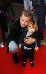 Utrecht 25 oktober 2014
Premiere Woezel en Pip in het beatrixtheater. Jim Bakkum met zoon