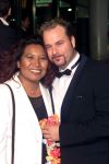 Scheveningen 19 juni 2001
Premiere van Pearl Harbour in het Pathe theater in Scheveningen.
Justine Pelmelay met vriend