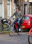 Amsterdam 31 oktober 2014
Owen Schumacher op de fiets in Amsterdam zuid