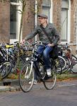 Amsterdam 31 oktober 2014
Owen Schumacher op de fiets in Amsterdam zuid