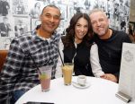 Blaricum 24 oktober 2014
Ruud Gullit met zijn vriendin Maggie Jimenez in Blaricum bij Gordon op de koffie.
