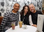 Blaricum 24 oktober 2014
Ruud Gullit met zijn vriendin Maggie Jimenez in Blaricum bij Gordon op de koffie.