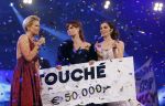 Hilversum 27 oktober 2014
Finale Hollands next top model 2014 HNTM in studio 21 gepresenteerd door Anouk Smulders en Fred v Leer.Finalisten zijn Nicky Opheij Sanne Aisha en Debbie Dhillon. In de jury zitten Freek Koster May Britt Mobach en Dirk Kikstra.