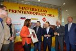 Amsterdam 4 november 2014
Presentatie sinterklaasboeken in de bibliotheek van Amsterdam. Aanwezig zijn Albert Verlinde Winston Gerschtanowitz Andre Kuipers en Paul v Vliet.