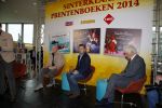 Amsterdam 4 november 2014
Presentatie sinterklaasboeken in de bibliotheek van Amsterdam. Aanwezig zijn Albert Verlinde Winston Gerschtanowitz Andre Kuipers en Paul v Vliet.