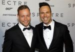 Amsterdam 28 oktober 2015
Premiere James Bond spectre in Tuschinski. Barry Phaff met vriend