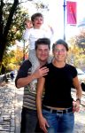 New York, 3 November 2003
Bickel Krabbe, Martijn Krabbe en Amanda Krabbe na de marathon van New York