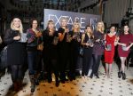 Amsterdam 2 november 2015
Presentatie boek Extase geschreven door Heleen v Royen Georgina Verbaan Daphne Deckers Susan Smit Patricia Snel Sophie v d Stap Chantal v Gastel Myrthe v d Meer Milou v d Will en Halina Reijn. De presenatie was bij Duchess.