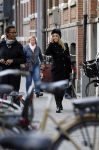 Amsterdam 13 november 2015 
Chantal janzen bellend op straat.