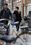 Amsterdam 13 november 2015 
Chantal janzen bellend op straat.