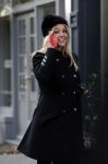 Amsterdam 13 november 2015 
Chantal janzen bellend op straat.
