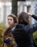 Amsterdam 13 november 2015
Christie Bokma de vriendin van Rafael v d Vaart wordt gefotografeerd door Dagmar lap. Christie werkt voor Stella Agency.