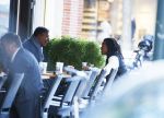 Amsterdam 12 november 2015
Edgar Davids en Henk ten Cate op terras.