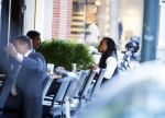 Amsterdam 12 november 2015
Edgar Davids en Henk ten Cate op terras.