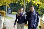 Montferland 25 oktober 2015
Emile Ratelband met zijn nieuwe vriendin Linda Snel bij zijn huis.