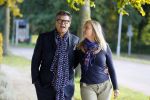 Montferland 25 oktober 2015
Emile Ratelband met zijn nieuwe vriendin Linda Snel bij zijn huis.
