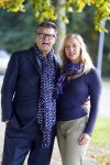 Montferland 25 oktober 2015
Emile Ratelband met zijn nieuwe vriendin Linda Snel bij zijn huis.