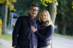 Montferland 25 oktober 2015
Emile Ratelband met zijn nieuwe vriendin Linda Snel bij zijn huis.
