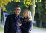 Montferland 25 oktober 2015
Emile Ratelband met zijn nieuwe vriendin Linda Snel bij zijn huis.