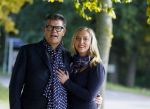 Montferland 25 oktober 2015
Emile Ratelband met zijn nieuwe vriendin Linda Snel bij zijn huis.
