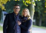 Montferland 25 oktober 2015
Emile Ratelband met zijn nieuwe vriendin Linda Snel bij zijn huis.