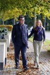 Montferland 25 oktober 2015
Emile Ratelband met zijn nieuwe vriendin Linda Snel bij zijn huis.