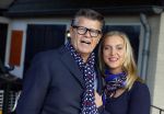 Montferland 25 oktober 2015
Emile Ratelband met zijn nieuwe vriendin Linda Snel bij zijn huis.