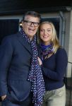 Montferland 25 oktober 2015
Emile Ratelband met zijn nieuwe vriendin Linda Snel bij zijn huis.
