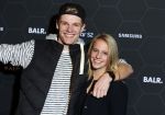Amsterdam 29 oktober 2015 
Presentatie nieuwe samsung smart watch in samenwerking met BALR. in the harbour club.
Enzo Knol met Dee