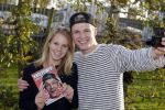 Bunnik 30 oktober 2015
Enzo Knol en zijn vriendin Dee met hun boek