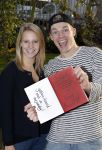 Bunnik 30 oktober 2015
Enzo Knol en zijn vriendin Dee met hun boek