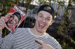 Bunnik 30 oktober 2015
Enzo Knol en zijn vriendin Dee met hun boek