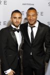 Amsterdam 28 oktober 2015
Premiere James Bond spectre in Tuschinski.
Everon Jackson Hoooi met vriend
