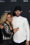 Amsterdam 29 oktober 2015 
Presentatie nieuwe samsung smart watch in samenwerking met BALR. in the harbour club.
Fajah Lourens met vriend