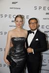 Amsterdam 28 oktober 2015
Premiere James Bond spectre in Tuschinski.
Francois-Leon v d Velden en partner Erice Kuitert