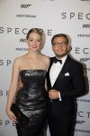 Amsterdam 28 oktober 2015
Premiere James Bond spectre in Tuschinski.
Francois-Leon v d Velden en partner Erice Kuitert