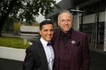 Hilversum 18 oktober 2015
Premiere nieuwe show in studio 21 Pandora. Gordon met ex vriend Patrick