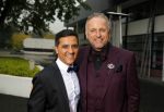 Hilversum 18 oktober 2015
Premiere nieuwe show in studio 21 Pandora. Gordon met ex vriend Patrick