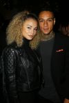 Amsterdam 9 n ovember 2015
Life after football LAF gala in het INK hotel.
 Gregory van der Wiel met zijn vriendin Stephanie Bertram Rose