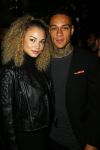 Amsterdam 9 n ovember 2015
Life after football LAF gala in het INK hotel.
 Gregory van der Wiel met zijn vriendin Stephanie Bertram Rose