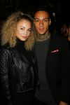 Amsterdam 9 n ovember 2015
Life after football LAF gala in het INK hotel.
 Gregory van der Wiel met zijn vriendin Stephanie Bertram Rose