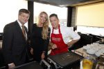 Amsterdam 12 november 2015
Presentatie koffers van de NOC NSF van princess voor Rio 2016 bij restaurant het Bosch.
 Jacob Jan Boerma Inge de Bruijn en Jan Peter Balkenende
