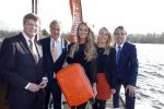Amsterdam 12 november 2015
Presentatie koffers van de NOC NSF van princess voor Rio 2016 bij restaurant het Bosch.
Jan  Peter Balkenende, Andre Bolhuis, Inge de Bruijn, Florentine en Tim Ouborg